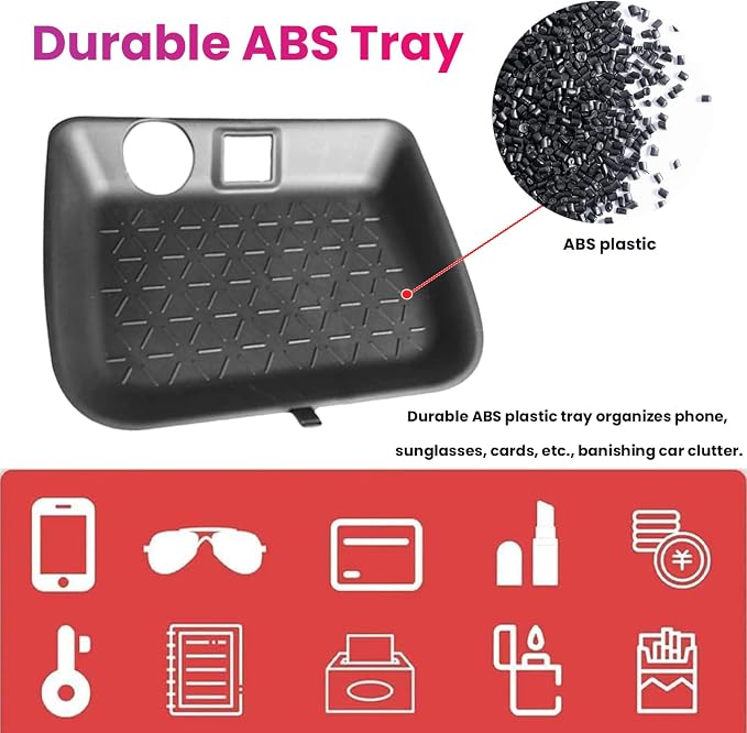 for RAV4 Center Console Organizer Tray Compatible with Toyota RAV4 2023 2022 2021 2020 2019 Accessories, Interior Accessories, Gear Shift Tray Organizer Insert Tray