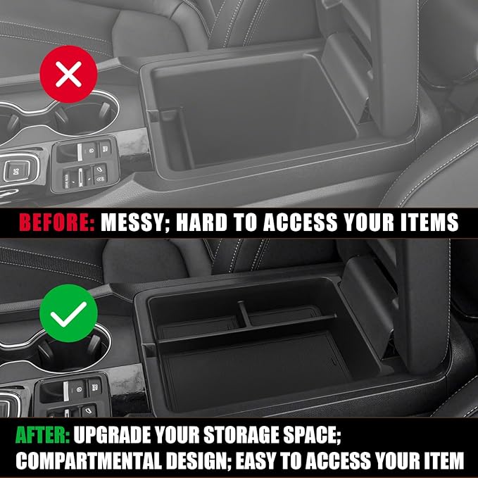Muslogy Center Console Organizer & Wireless Charger Protective Mat Compatible with Honda Pilot 2023-2026/2024-2026 Passport Accessories Phone Charge Area Cover Console Inserts Mats Anti Slip 2PCS Set