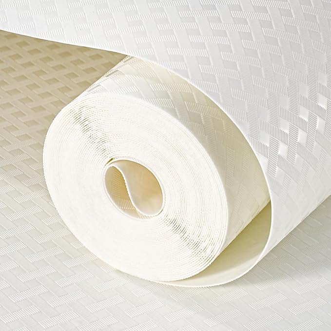 Shelf and Drawer Liner for Kitchen Cabinet, Non-Adhesive 18in x 120in Waterproof Contact Paper Refrigerator Liners Thickened Durable EVA Material Non Slip Mat for Dresser Cupboard Pantry Protector