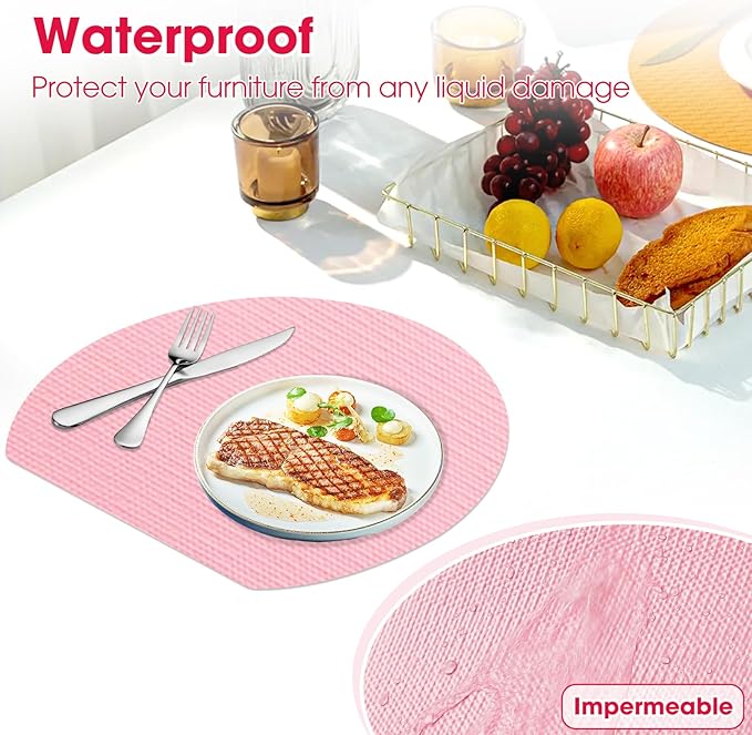 Drawer and Shelf Liner, Non-Slip Kitchen Cabinet Liners Non-Adhesive Thick Strong Grip Waterproof Washable Mats Protect Dresser Shelves Cupboard Bathroom Cabinets, Pink, 12 in X 30 FT