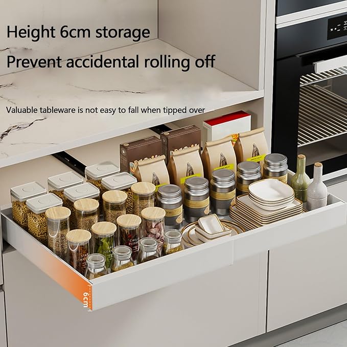Pull Out Drawers for Cabinets Pull Out Cabinet Organizer Pull Out Drawers Storage Shelves for Kitchen Cabinets Adjustable Width Pull Out Drawer No Drilling and Nailing Required