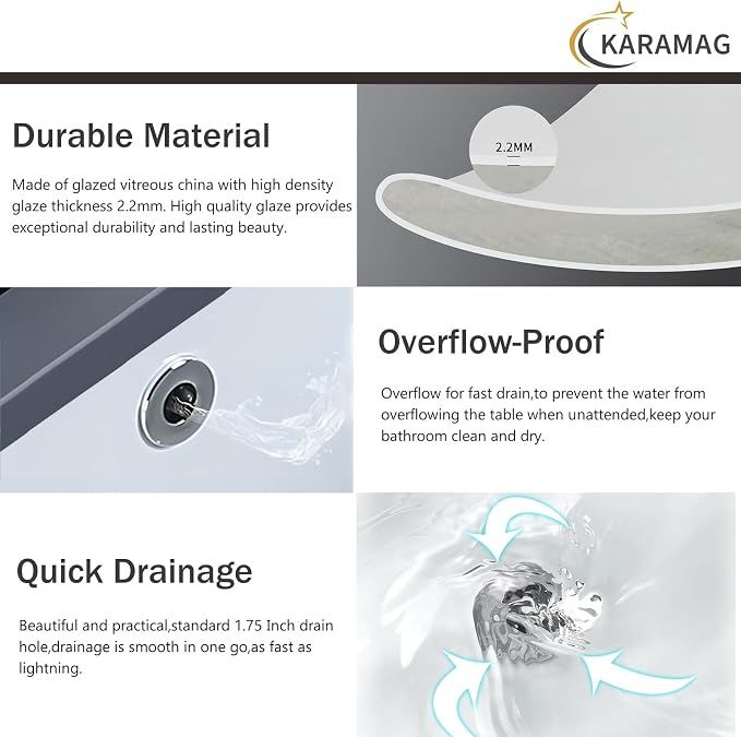 20.5 Inch Undermount Bathroom Sink Oval Undermount Sink White Ceramic Under Counter Bathroom Sinks with Overflow (20.5"x15.4")