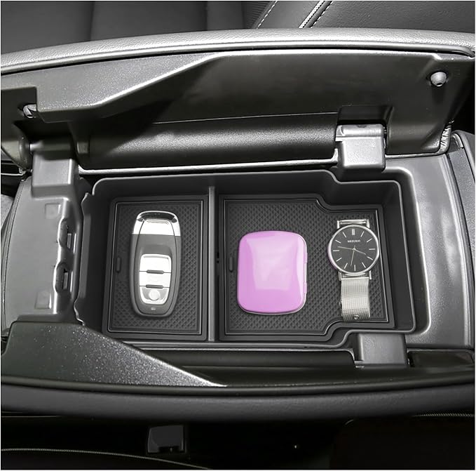 SXCY for 2024 2025 2026 Buick Envision Center Console Organizer for 2024 2025 2026 Buick Envision Accessories Console Tray for 2024 2025 2026 Envision Armrest Storage Console Organizer (Black)
