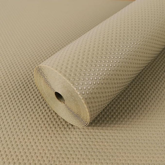 Shelf Liners for Kitchen Cabinets Khaki - 20 Inch Wide x 25 FT Long Large Waterproof Under Sink Mat - Non-Adhesive Easy to Cut Cabinet Drawer Liner