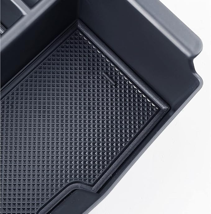 YOCTM Center Console Organizer for Jeep Wrangler JL Gladiator JT 2018 2019 2020 2021 2022 2023 2024 Tray Insert Armrest Box Secondary Storage Black Interior Accessories