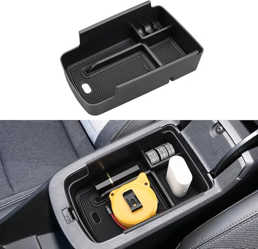 MARCHFA Center Console Organizer Tray Compatible for 2024 2025 2026 Buick Envista Accessories Armrest Storage Box Tray Organizer Middle Console Insert Holder (Black)