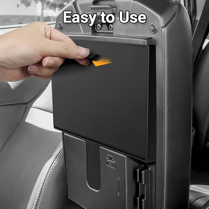 Hellet Hidden Storage Box Compatible with Toyota 2010-2020 2021 2022 2023 2024 4Runner Interior Accessories Center Console Organizer