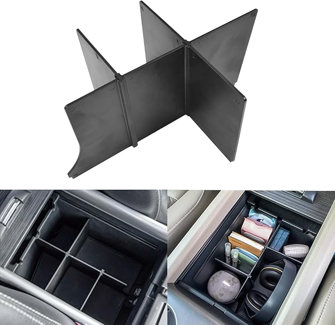 EDBETOS Armrest Divider Compatible with Honda Pilot 2016-2022 / Ridgeline 2017-2023 / Honda Passport 2019-2023 Center Console Organizer Insert Accessories，Custom Design