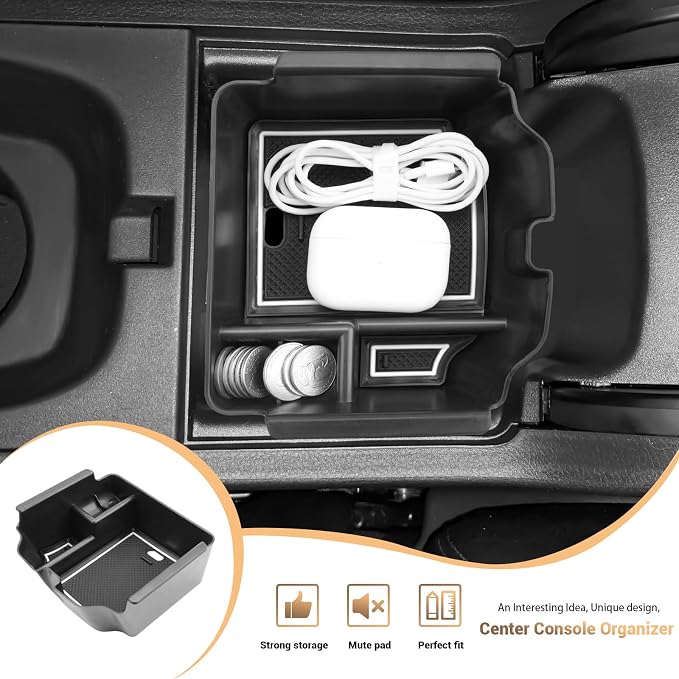 YEE PIN Integra Tray White for 2023 2024 2025 Acura Integra Center Console Organizer Console Storage Insert Tray Insert Tray Integra Arm Rest Organizer for Acura Integra Accessories