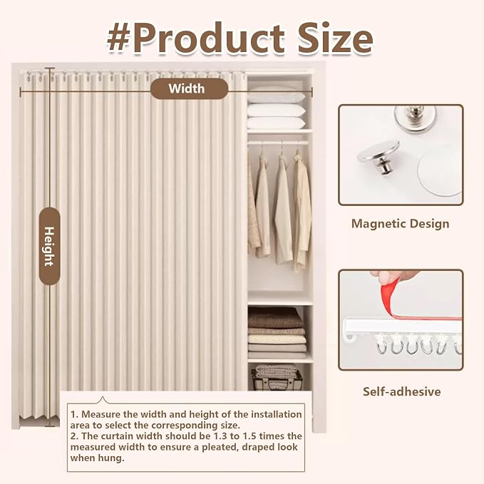 Magnetic Self-Adhesive Cabinet Hinge for Shelves, No-Drill Folding Track for Closets, Ideal for Under Sink, RV & Laundry Room – Easy Installation, Space-Saving Solution