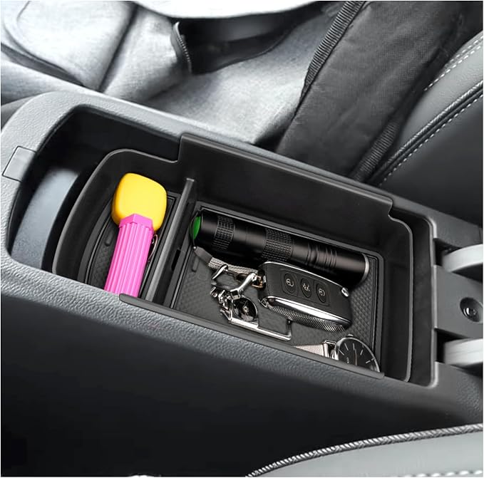 SXCY Fit for 2025 2026 Buick Envista Center Console Organizer for 2024 2025 2026 Buick Envista Accessories Armrest Console Tray for 2024 2025 2026 Buick Envista Middle Console Organizer (black)