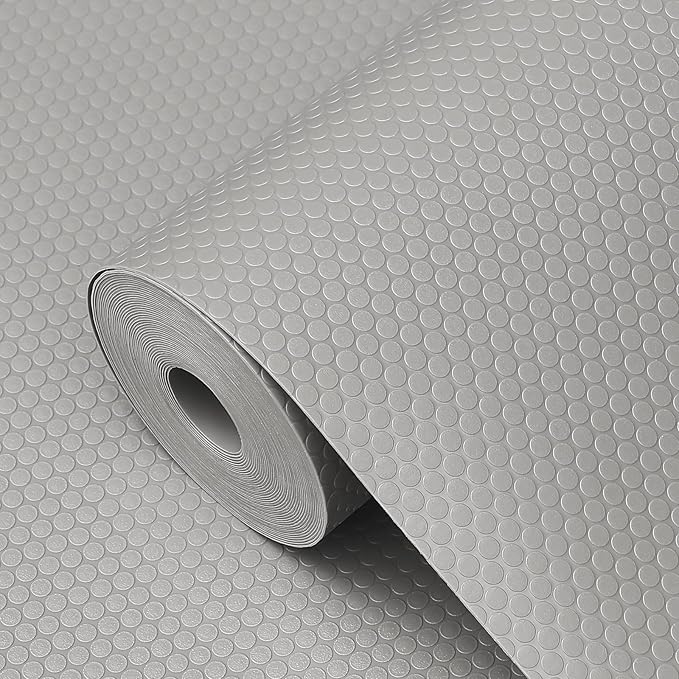 Shelf Liners 24 inch x 20 ft Shelf Liners for Kitchen cabinets nonstick Shelf Lining Drawer Mats EVA Protector for Cupboard (Light Gray,24 inch x 20 ft)