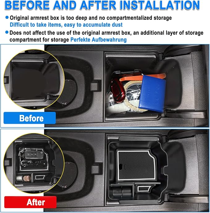 SHAOHAO for 2024 2025 Acura Integra Center Console Organizer Compatible with 2023 2024 2025 Acura Integra Accessories Armrest Insert Storage Box Console Tray Integra 2025 Interior Accessory Organizer
