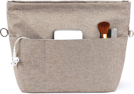 VANCORE Purse Organizer Insert for Handbags,Tote Bag Organizer Insert with Zipper Bag,Premium Handbag Organizer Inside Liner for Women