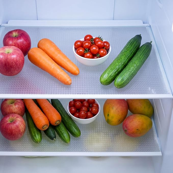 Shelf Drawer Liner for Kitchen Cabinet Mat 10 Inch Wide X 20 Ft Non Adhesive Pantry Closet Shelf Liner Non Slip Waterproof Washable Strong Grip Mat for Bathroom Refrigerator Under Sink Rv Cupboard