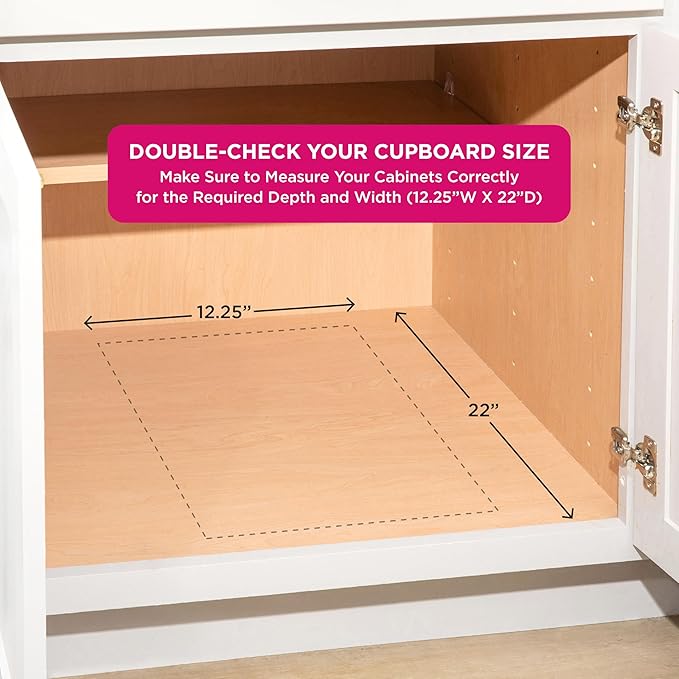 HOLDN’ STORAGE Pull Out Cabinet Organizer, Slide Out Drawer for Kitchen Cabinets & Pantry, Roll Out Shelf for Pots, Pans & Under Sink Storage, Heavy-Duty Full-Extension, 11"W x 21"D x 5"H