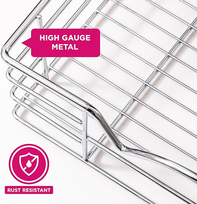 HOLDN’ STORAGE Pull Out Cabinet Organizer, Slide Out Drawer for Kitchen Cabinets & Pantry, Roll Out Shelf for Pots, Pans & Under Sink Storage, Heavy-Duty Full-Extension, 17"W x 21"D x 5"H