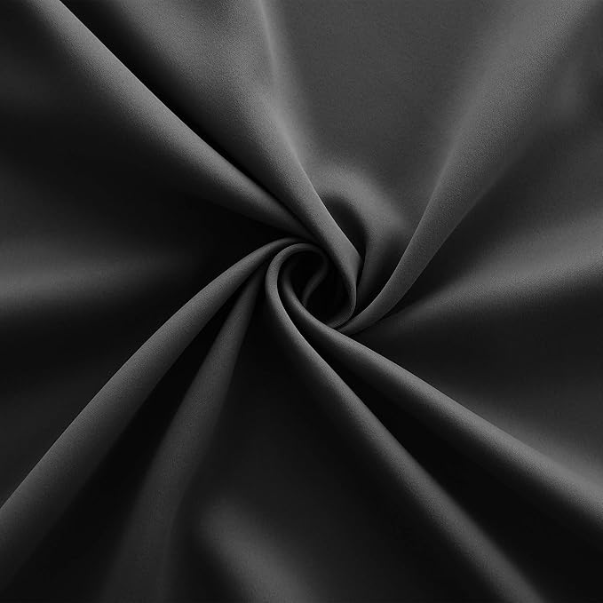 KOUFALL 52 Wide Short Blackout Curtains for Bedroom,RV Camper Small Window Curtains,Insulated Thermal Curtains for Winter