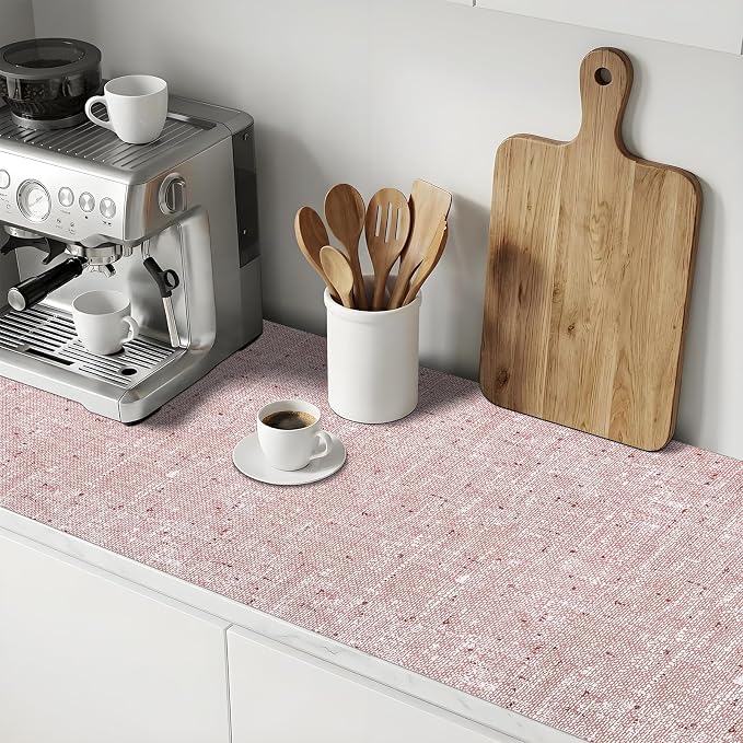 10Rolls*12'' X 120'' Shelf Liners Drawer Liner for Kitchen Cabinet Non Adhesive, Strong Grip Anti Slip Cabinet Liners for Shelves, Oil-Proof Waterproof Cupboard Liner