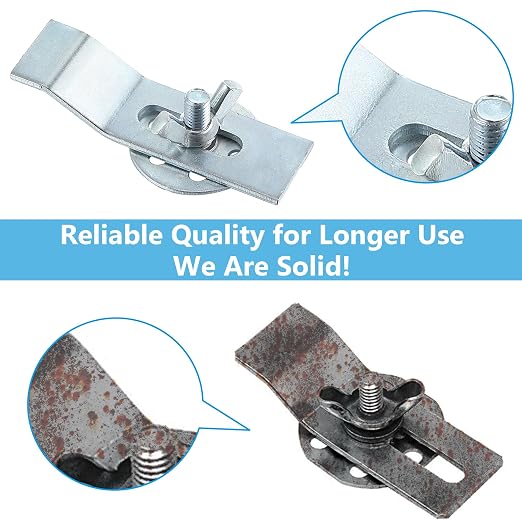 Enhon Undermount Sink Clips Kit 60 Pack, Sink Mounting Brackets, Heavy Duty Installation Hardware Fasteners for Kitchen Bathroom Countertop Vanity Sinks