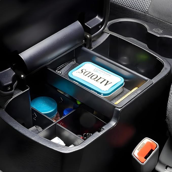Vehicle OCD - Center Console Divider, Tray, and Glove Box Organizer for Toyota Tacoma (2005-2015) - Made in USA - SLX500