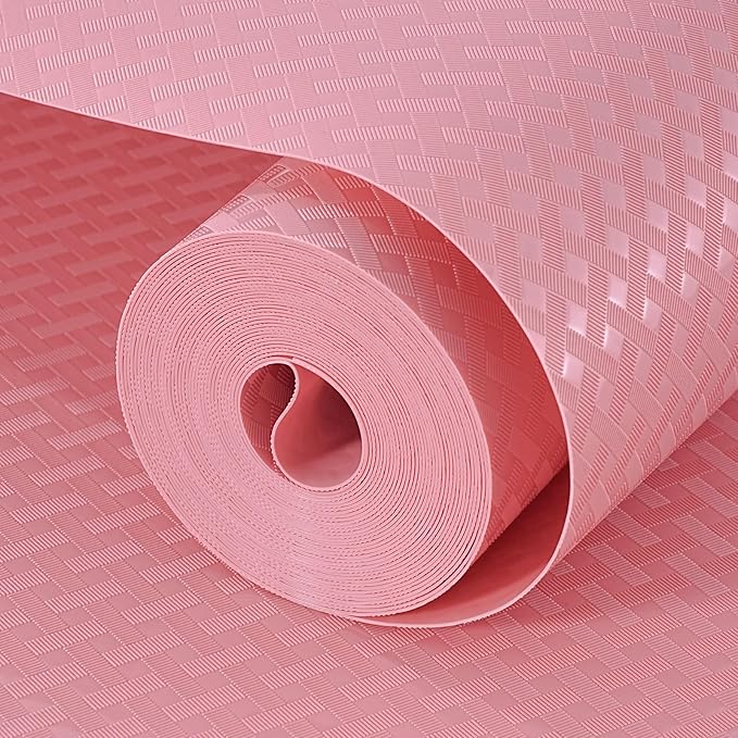 Shelf and Drawer Liner for Kitchen Cabinet, Non-Adhesive 18in x 120in Waterproof Contact Paper Refrigerator Liners Thickened Durable EVA Material Non Slip Mat for Dresser Cupboard Pantry Protector