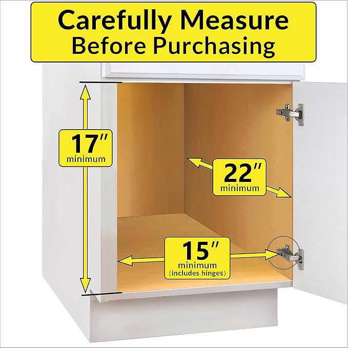 LYNK PROFESSIONAL® Pull Out Cabinet Organizer - Slide Out Drawer for Kitchen Cabinets - Sliding Pantry Shelves - Roll Out Shelf for Pots, Pans, Lifetime Ltd Warranty - 2 Tier