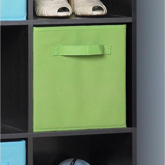ClosetMaid 18654 Cubeicals Fabric Drawer, Green, 2-Pack