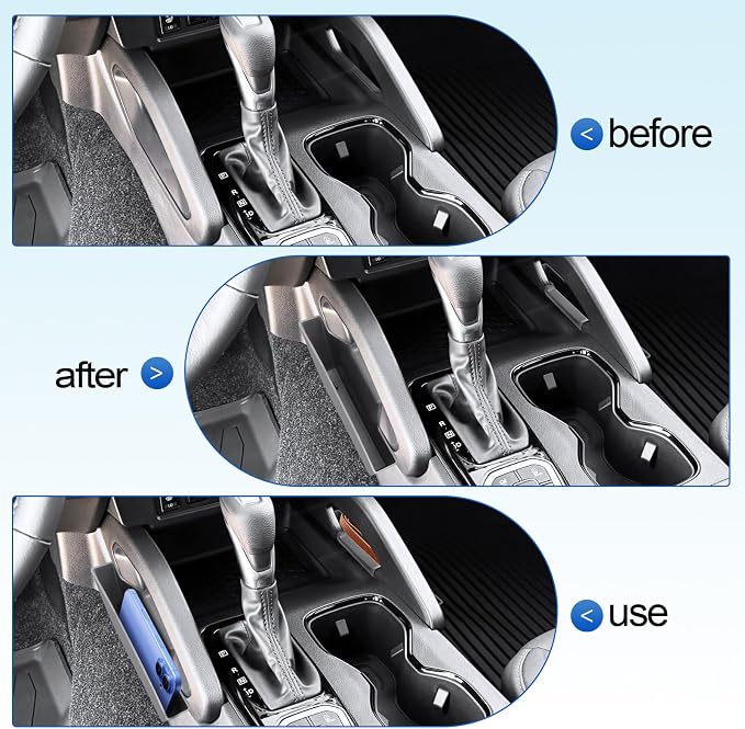SHAOHAO for 2026 Nissan Frontier Center Console Organizer Gear Shift Tray Fit for 2022 2023 2024 2025 2026 Nissan Frontier Accessories (S, SV, Pro-X, Pro-4X, SL) Expand Storage Space Storage Box Hook