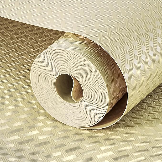 Shelf and Drawer Liner for Kitchen Cabinet, Non-Adhesive 18in x 120in Waterproof Contact Paper Refrigerator Liners Thickened Durable EVA Material Non Slip Mat for Dresser Cupboard Pantry Protector