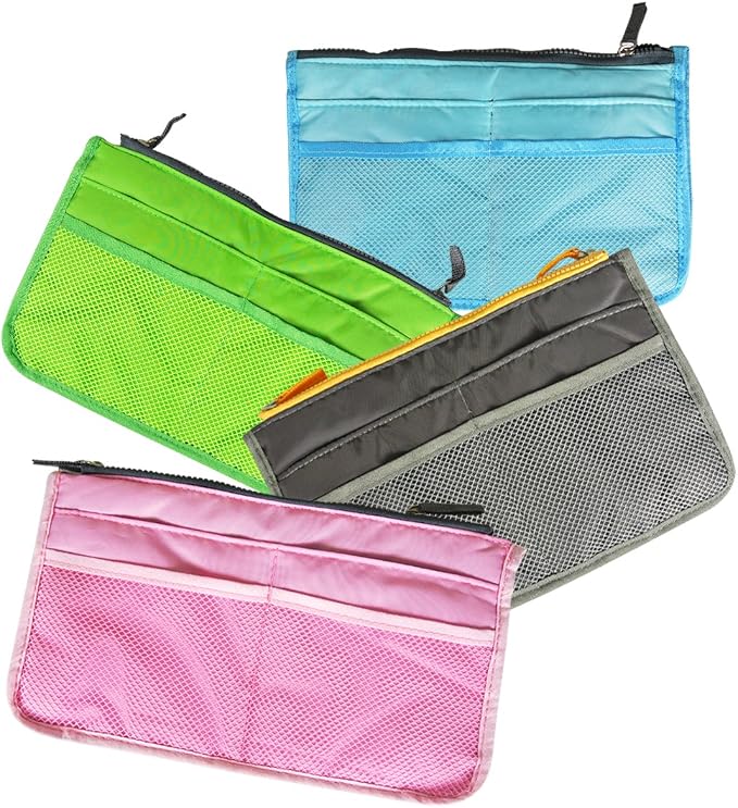 Wrapables® Unisex Bag Insert Organizer, Travel Bag Organizer - Green