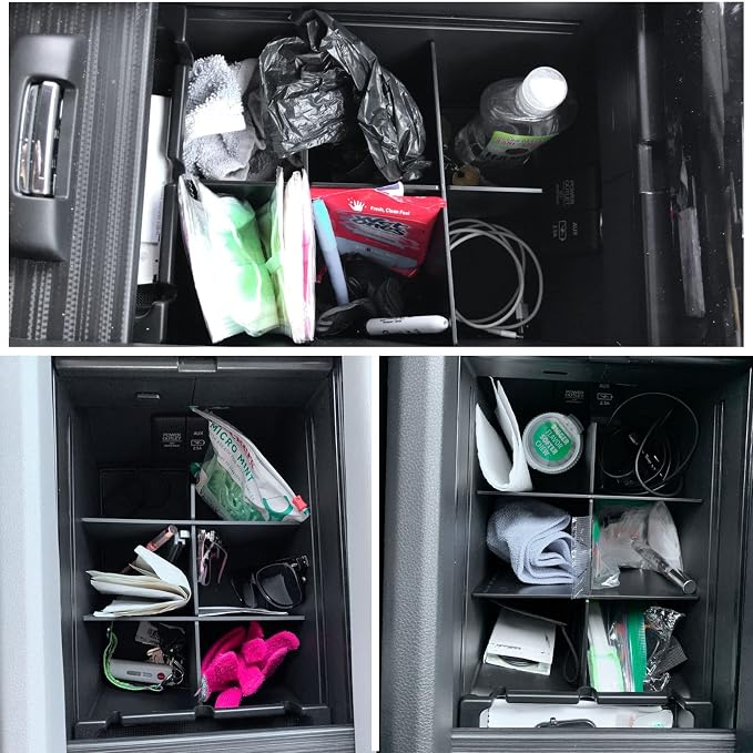 EDBETOS Center Console Organizer Insert Compatible with Honda Pilot 2016-2019 2020 2021 2022/ Ridgeline 2017-2023/ Passport 2019-2023 - Console Accessories
