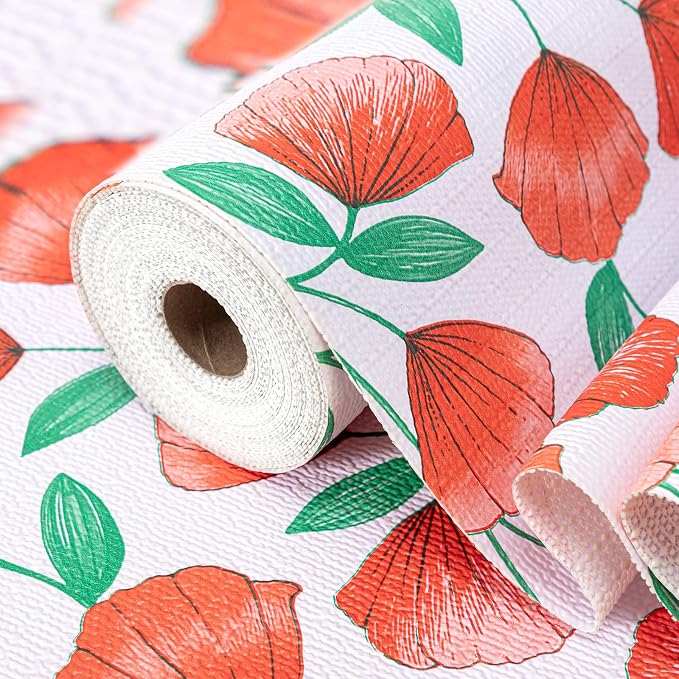 Non Adhesive Shelf Liner 10Rolls*17.7'' X 96'' Drawer Liner for Kitchen Cabinets, Waterproof Shelf Liners Durable Anti-Slip for Kitchen Cabinets Cupboard Liner