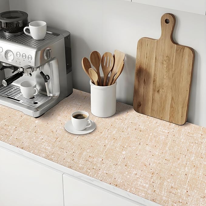 2Rolls*20'' X 72'' Shelf Liners Drawer Liner for Kitchen Cabinet Non Adhesive, Strong Grip Anti Slip Cabinet Liners for Shelves, Oil-Proof Waterproof Cupboard Liner