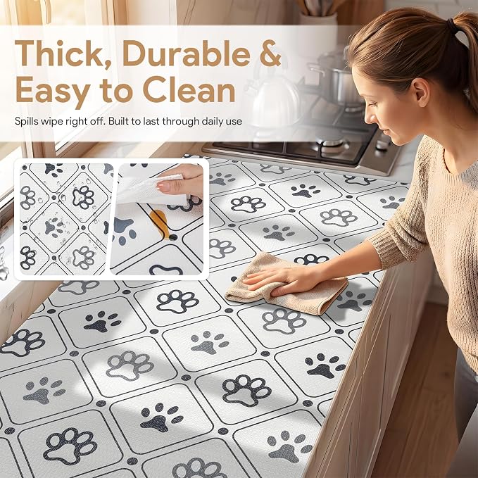 Shelf and Drawer Liner for Kitchen Cabinets 3Rolls*12'' X 120'' Non Adhesive Shelf Paper Strong Grip Anti Slip Cabinet Liners for Shelves, Oil-Proof Waterproof Cupboard Liner
