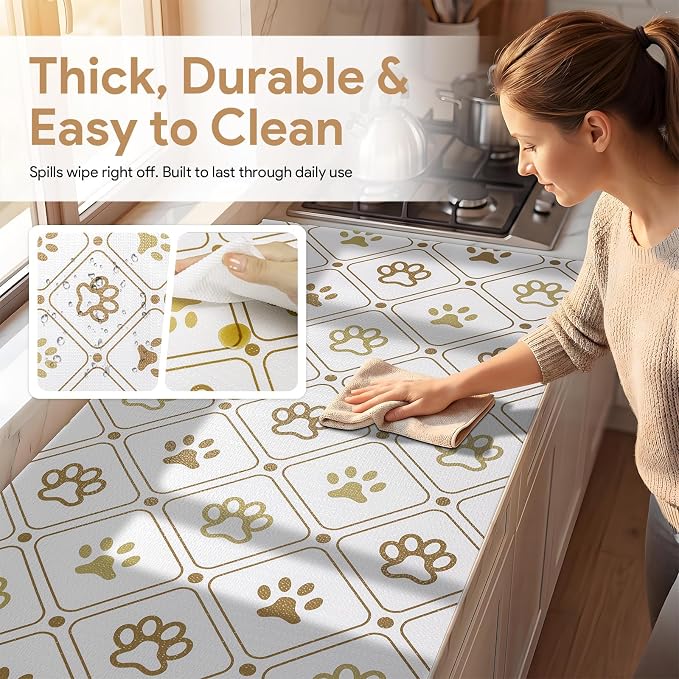 Shelf and Drawer Liner for Kitchen Cabinets 12'' X 240'' Non Adhesive Shelf Paper Strong Grip Anti Slip Cabinet Liners for Shelves, Oil-Proof Waterproof Cupboard Liner