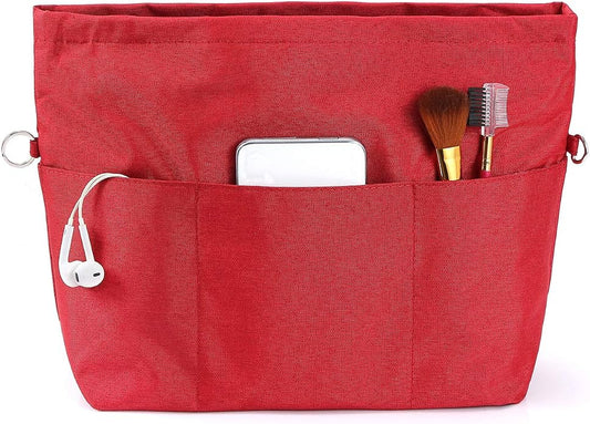 VANCORE Purse Organizer Insert for Handbags,Tote Bag Organizer Insert with Zipper Bag,Premium Handbag Organizer Inside Liner for Women