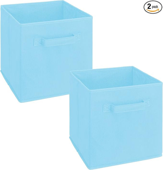 ClosetMaid 3879 Cubeicals Fabric Drawer, Light Blue, 2-Pack