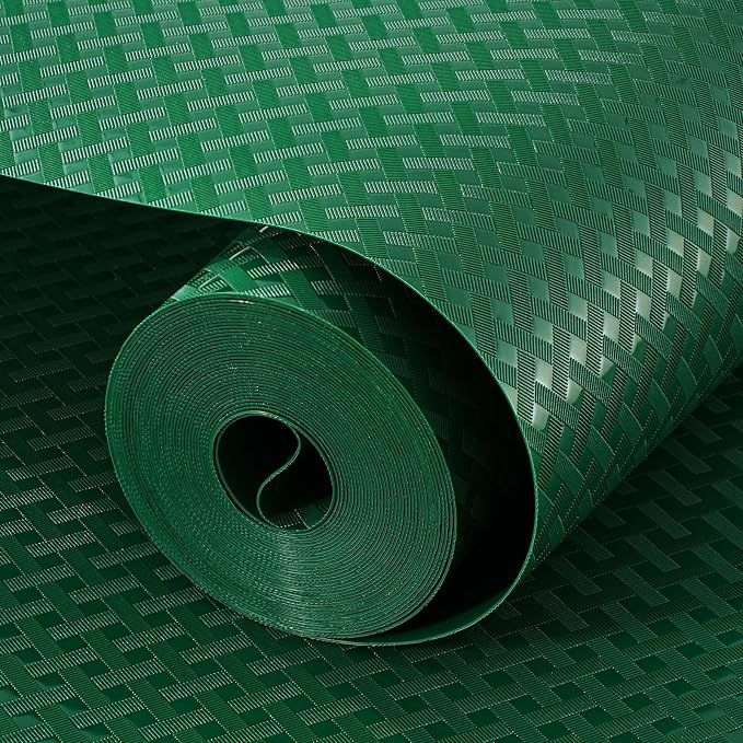 Shelf and Drawer Liner for Kitchen Cabinet, Non-Adhesive 24in x 240in Waterproof Contact Paper Refrigerator Liners Thickened Durable EVA Material Non Slip Mat for Dresser Cupboard Pantry Protector