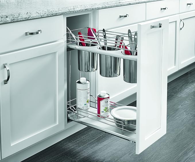 Rev-A-Shelf Two-Tier Utensil Pullout Organizers w/Soft-Close